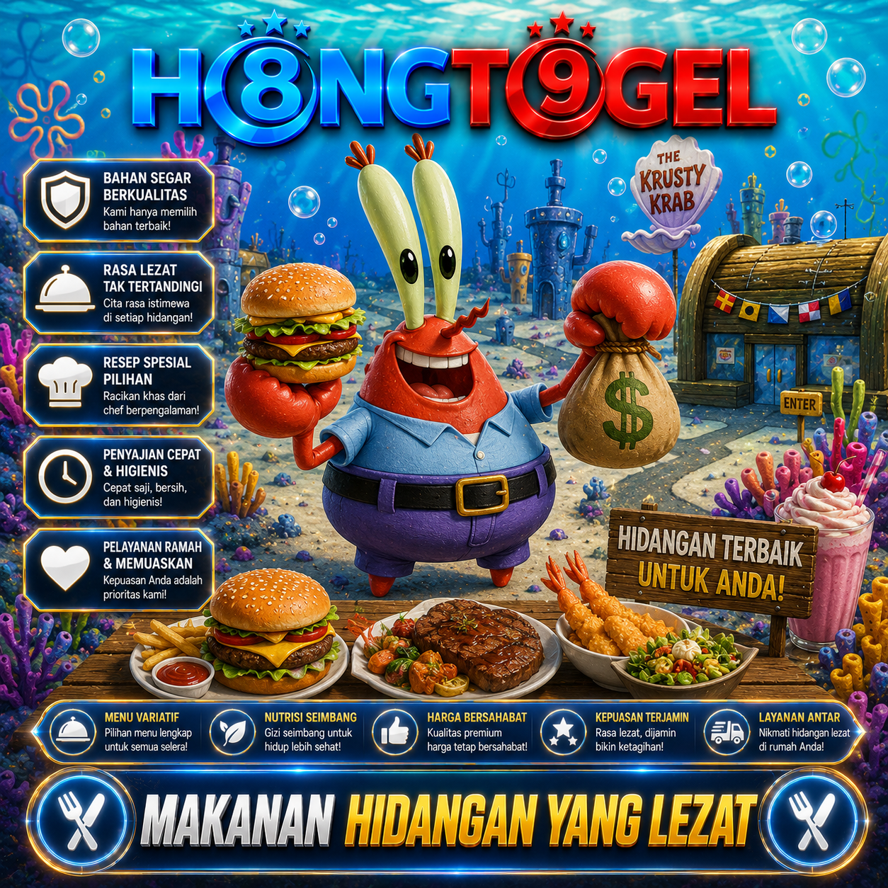 Thumbnail 1 of 3, Poster, HONGTOGEL + Pusat Informasi Kuliner dengan Aneka Hidangan Lezat dan Berkualitas designed and sold by HONGTOGEL.